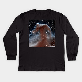 Outer space Kids Long Sleeve T-Shirt